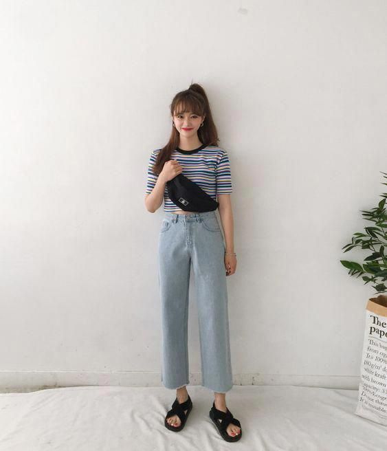 寬褲穿搭　鞋子